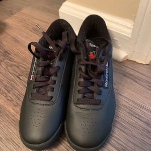 Black Low Top Reebok SOLD